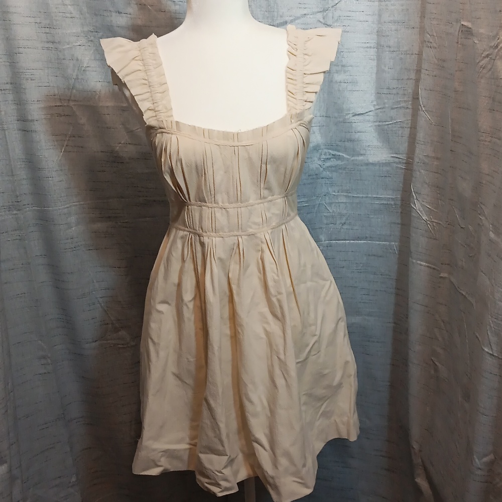 Steve Madden Harmony Oatmeal Flowy MiniDress Sz Small